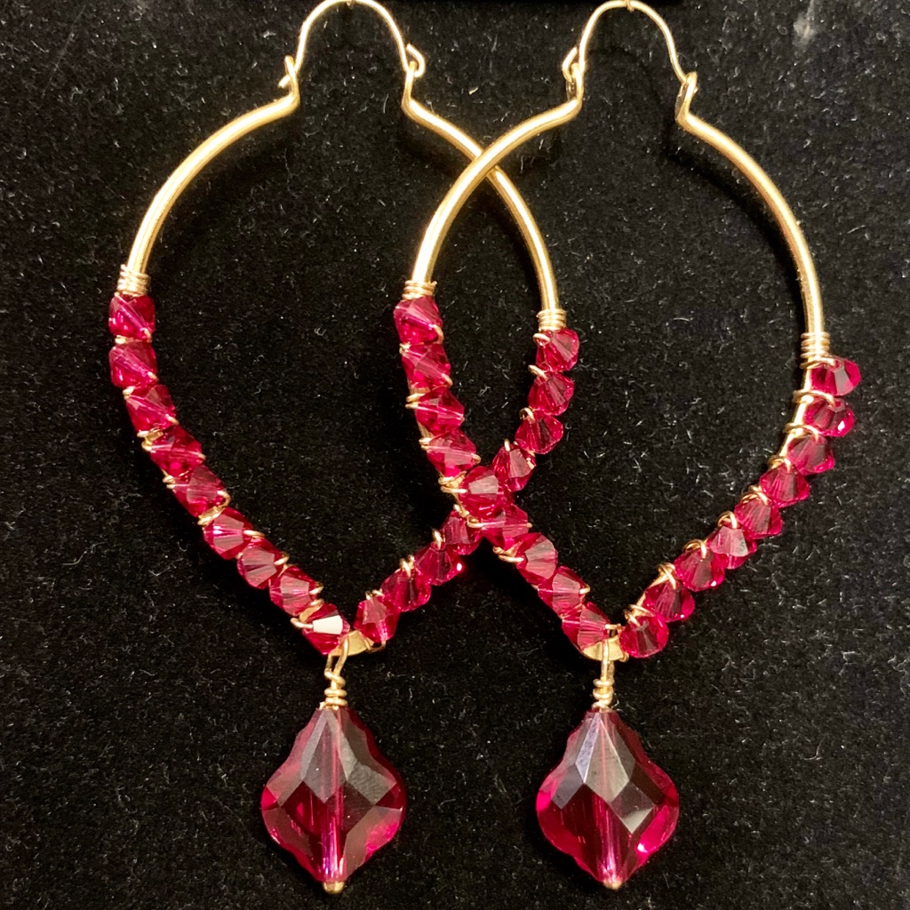 Royal Ruby Earrings